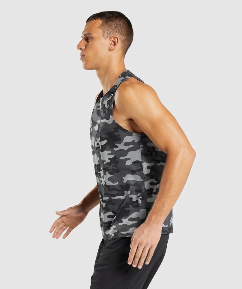 Podkoszulki Gymshark Arrival Męskie Camo | PL 780LVE